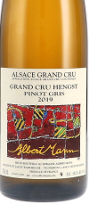 2019 Pinot Gris Hengst Grand Cru Albert Mann Elsass Frankreich Weißwein