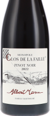 2022 Pinot Noir Clos de Faille Albert Mann Elsass AC Frankreich Rotwein