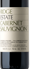 2017 Estate Cabernet Sauvignon Santa Cruz Mountains Ridge Vineyards Sonoma Valley Kalifornien USA Rotwein