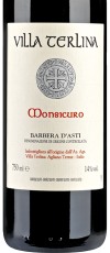 2016 Monsicuro Barbera d'Asti DOCG Villa Terlina Piemont Italien Rotwein